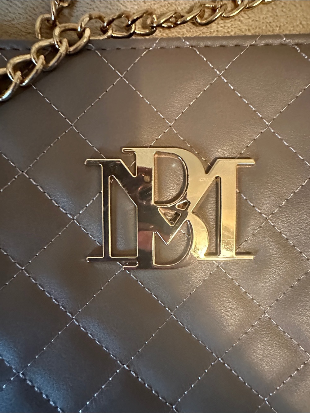 Badgley mischka NWT $129 Chain Shoulder Bag - Taupe - Picture 9 of 10